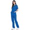 Dickies DKP520C Unisex Scrub Set Top and Trousers, Royal Blue, Size XS