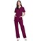 Dickies DKP520C Unisex Scrub Set Top and Trousers, Wine, Size XS
