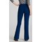 Skechers Slip-ins Glide Knit Flare Scrub Trousers, Navy Blue, 2XS, Short Leg