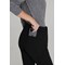 Skechers Slip-ins Glide Knit Flare Scrub Trousers, Black, XS, Tall Leg