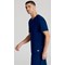 Skechers Slip-ins Flex Knit Scrub Top, Navy Blue, XS