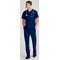 Skechers Slip-ins Flex Knit Scrub Top, Navy Blue, XS