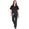 Dickies Signature V-neck Scrub Top, Black, Small