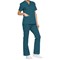 Dickies Signature V-neck Scrub Top, Caribbean Blue, Small