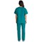 Dickies Signature V-neck Scrub Top, Hunter Green, 2XL
