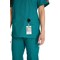 Dickies Signature V-neck Scrub Top, Hunter Green, Small