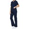 Dickies Signature V-neck Scrub Top, Navy Blue, Small