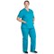 Dickies Signature V-neck Scrub Top, Teal, XL