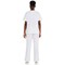 Dickies Signature V-neck Scrub Top, White, Large