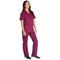 Dickies Signature V-neck Scrub Top, Wine Red, Large