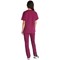 Dickies Signature V-neck Scrub Top, Wine Red, XS