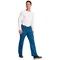 Dickies Signature Drawstring Scrub Bottoms, Caribbean Blue, Large