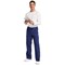 Dickies Signature Drawstring Scrub Bottoms, Navy Blue, Small