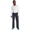 Dickies Signature Drawstring Scrub Bottoms, Pewter Grey, Large