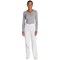 Dickies Signature Drawstring Scrub Bottoms, White, Small