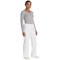 Dickies Signature Drawstring Scrub Bottoms, White, Small