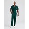 Skechers Unisex Drawcord Scrub Trousers, Hunter Green, XL