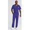 Skechers Structure Scrub Trousers, Grape Purple, Large, Short Leg