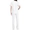 Dickies DKP520C Unisex Scrub Set Top and Trousers, White, Size Large