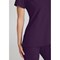 Skechers Female V Neck Scrub Top, Eggplant, Large