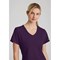 Skechers Female V Neck Scrub Top, Eggplant, XL