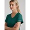 Skechers Female V Neck Scrub Top, Hunter Green, Small