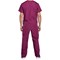 Cherokee Professional V-Neck Scrub Top, Wine Red, XL