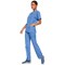 Cherokee Unisex Scrub Top, Ceil Blue, 3XL