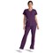 Cherokee Unisex Scrub Top, Eggplant, 2XL