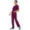 Cherokee Unisex Scrub Top, Wine, 3XL