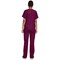 Cherokee Unisex Scrub Top, Wine, Large