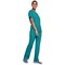 Cherokee Unisex Scrub Top, Teal Blue, 2XL