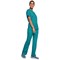 Cherokee Unisex Scrub Top, Teal Blue, Large