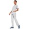 Cherokee 4700 Unisex Scrub Top, White, XL