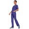 Cherokee Unisex Scrub Top, Grape, Large