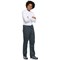 Cherokee Unisex Drawstring Scrub Trousers, Pewter, XS