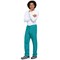 Cherokee Unisex Drawstring Scrub Trousers, Teal Blue, 2XS