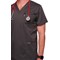 Cherokee Revolution WW670 V Neck Scrub Top, Pewter, Size 2XL