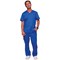 Cherokee Revolution WW670 V Neck Scrub Top, Royal Blue, Size Medium