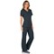 Cherokee WW610 Revolution Mock Wrap Top, Pewter, 2XL