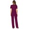 Cherokee WW610 Revolution Mock Wrap Top, Wine, Small