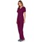Cherokee WW610 Revolution Mock Wrap Top, Wine, 2XS