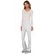 Cherokee Revolution WW110 Women's Mid-Rise Cargo Scrub Trousers, White, 2XL