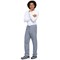 Cherokee Unisex Drawstring Scrub Trousers, Pale Grey, 3XL