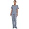 Cherokee Unisex Scrub Top, Grey, 2XL