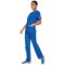 Cherokee Unisex Scrub Top, Royal Blue, Large