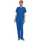 Cherokee Unisex Scrub Top, Royal Blue, 2XS