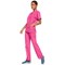 Cherokee 4700 Unisex Scrub Top, Shocking Pink, 3XL