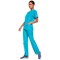 Cherokee 4700 Unisex Scrub Top, Turquoise, 3XL