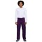 Cherokee Unisex Drawstring Scrub Trousers, Eggplant, 2XL
